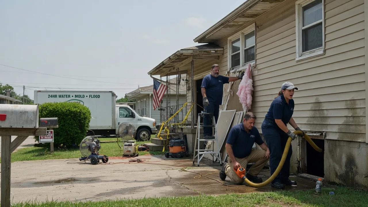 Water Damage Repair in Wortham, TX near me